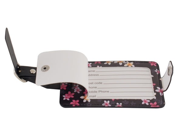 Checkered Luggage Tag