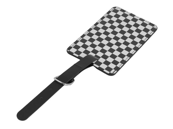 Checkered Luggage Tag