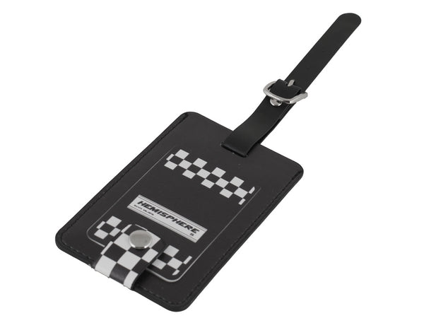 Checkered Luggage Tag