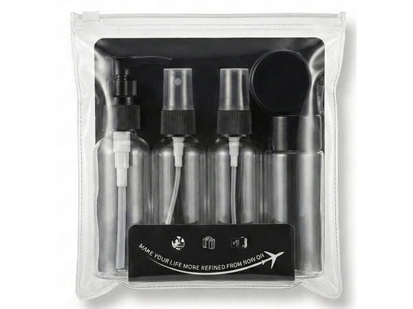 5-Piece Refillable Travel Bottle Set