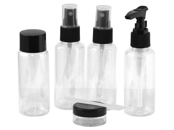 5-Piece Refillable Travel Bottle Set