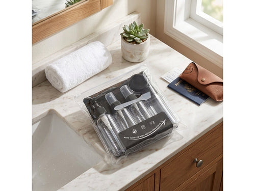 5-Piece Refillable Travel Bottle Set