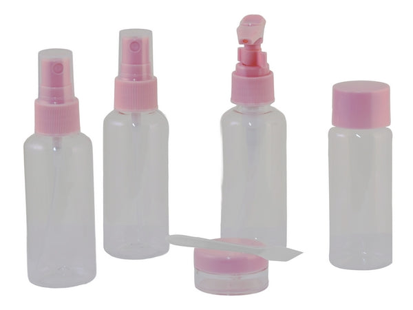 5-Piece Refillable Travel Bottle Set
