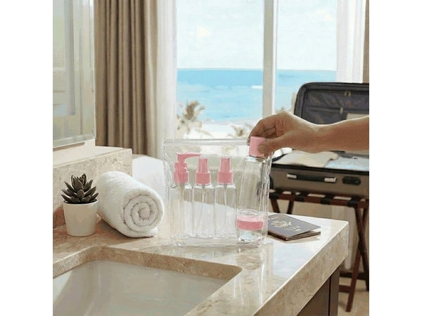 5-Piece Refillable Travel Bottle Set
