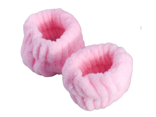 Spa Headband, Wristband & Hair Clip Set