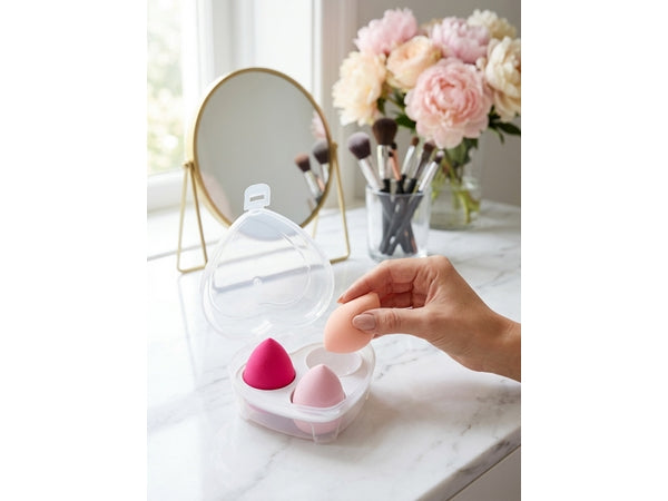 3-Piece Makeup Sponge Set